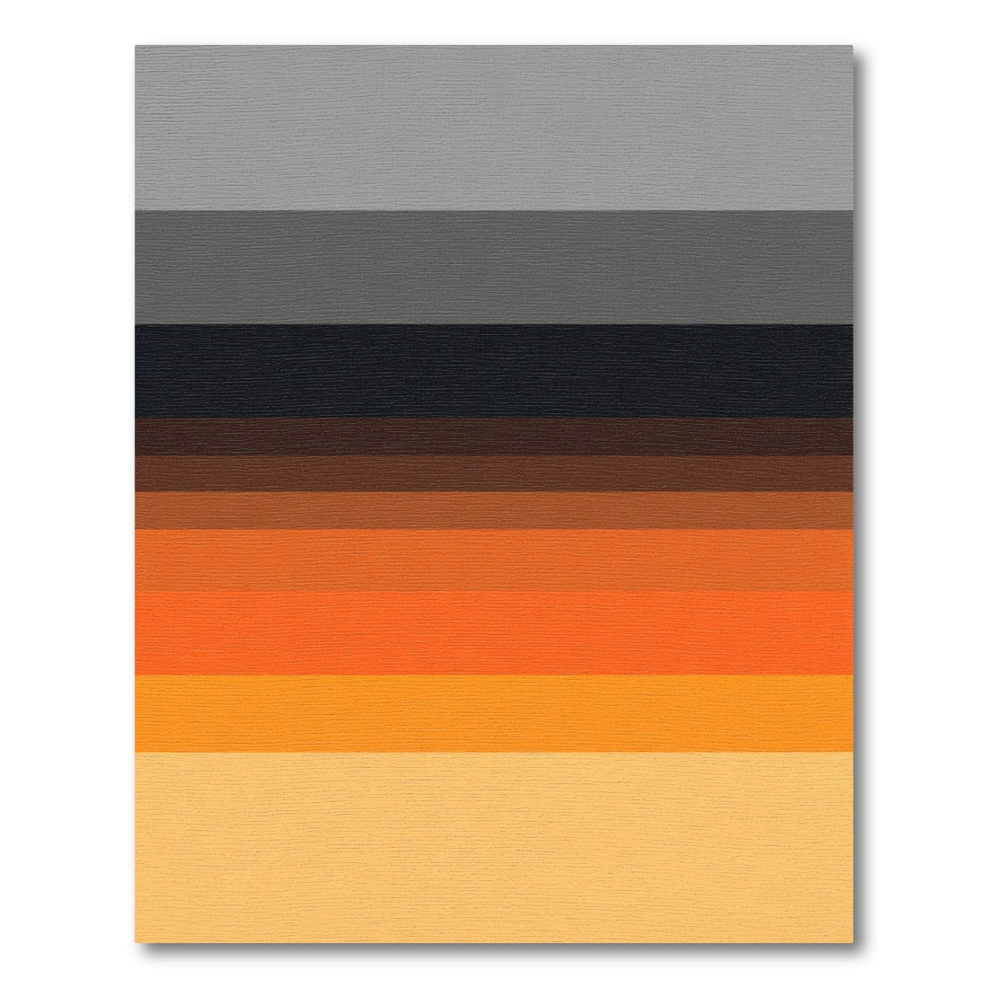 Warm Sunset Gradient Stripe Rug