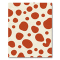 Terracotta Irregular Spots Field Rug