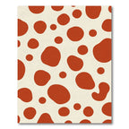 Terracotta Irregular Spots Field Rug