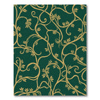 Golden Vine Emerald Garden Rug