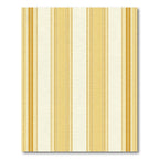 Warm Amber Striped Contemporary Rug
