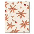 Terracotta Petal Floral Medley Rug