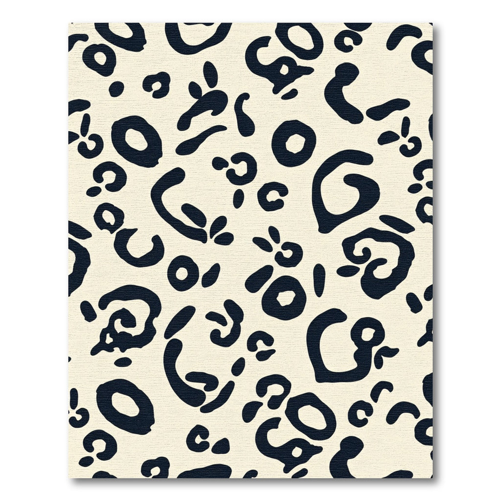 Bold Black Spots Cream Background Rug