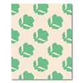 Mint Green Floral Abstract Repeat Rug