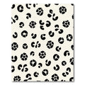 Cream Black Scattered Spots Rug