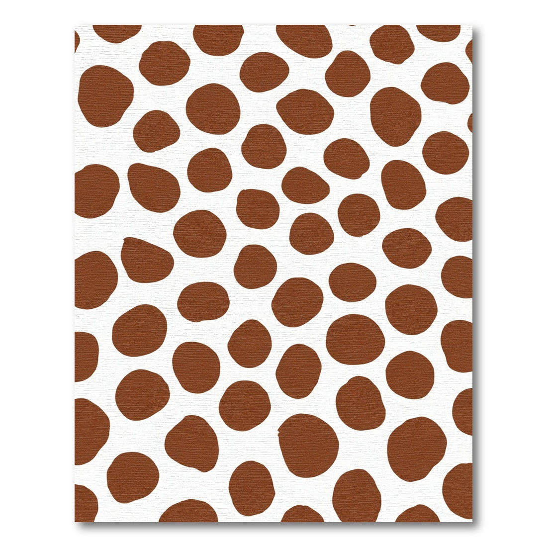 Deep Brown Spotty Contemporary Rug