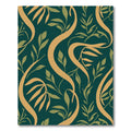Emerald Green Vine Swirl Rug