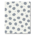 Gray Splatter Polka Dot Field Rug