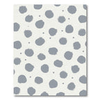 Gray Splatter Polka Dot Field Rug