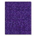 Deep Purple Pixelated Square Rug