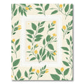 Yellow Botanical Garden Leaves Rug