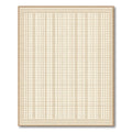 Cream Beige Grid Terra Framing Rug