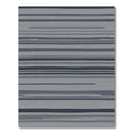 Subtle Gray Horizontal Line Rug