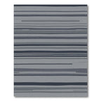 Subtle Gray Horizontal Line Rug
