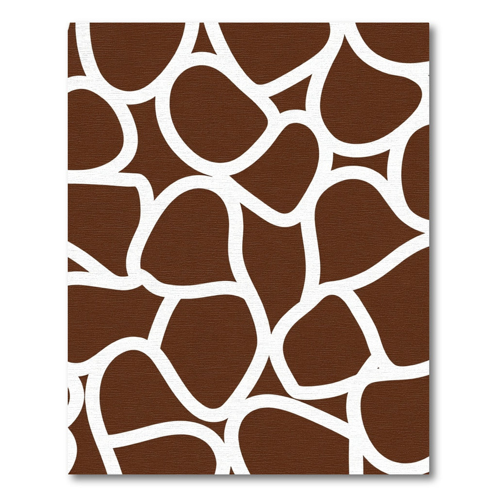 Brown White Giraffe Spots Rug