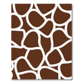 Brown White Giraffe Spots Rug