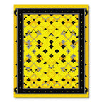 Bold Geometric Diamond Sunburst Rug