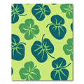 Tropical Green Leaf Meadow Rug
