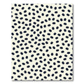 Dark Blue Dot Field Rug