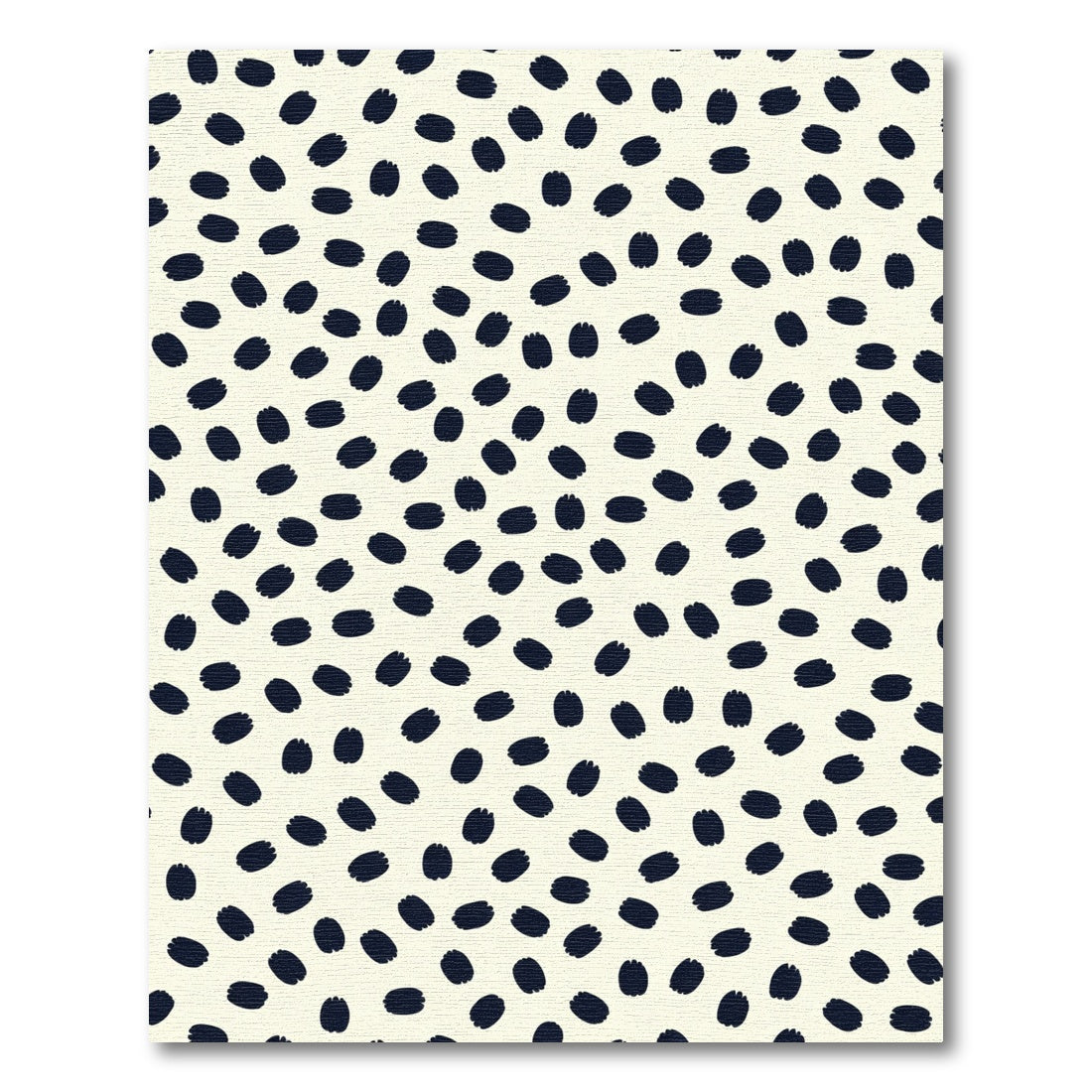 Dark Blue Dot Field Rug