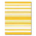 Golden Yellow Stripe Arrangement Rug