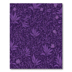 Deep Plum Botanical Garden Flourish Rug