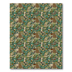 Earthy Abstract Blended Camouflage Rug