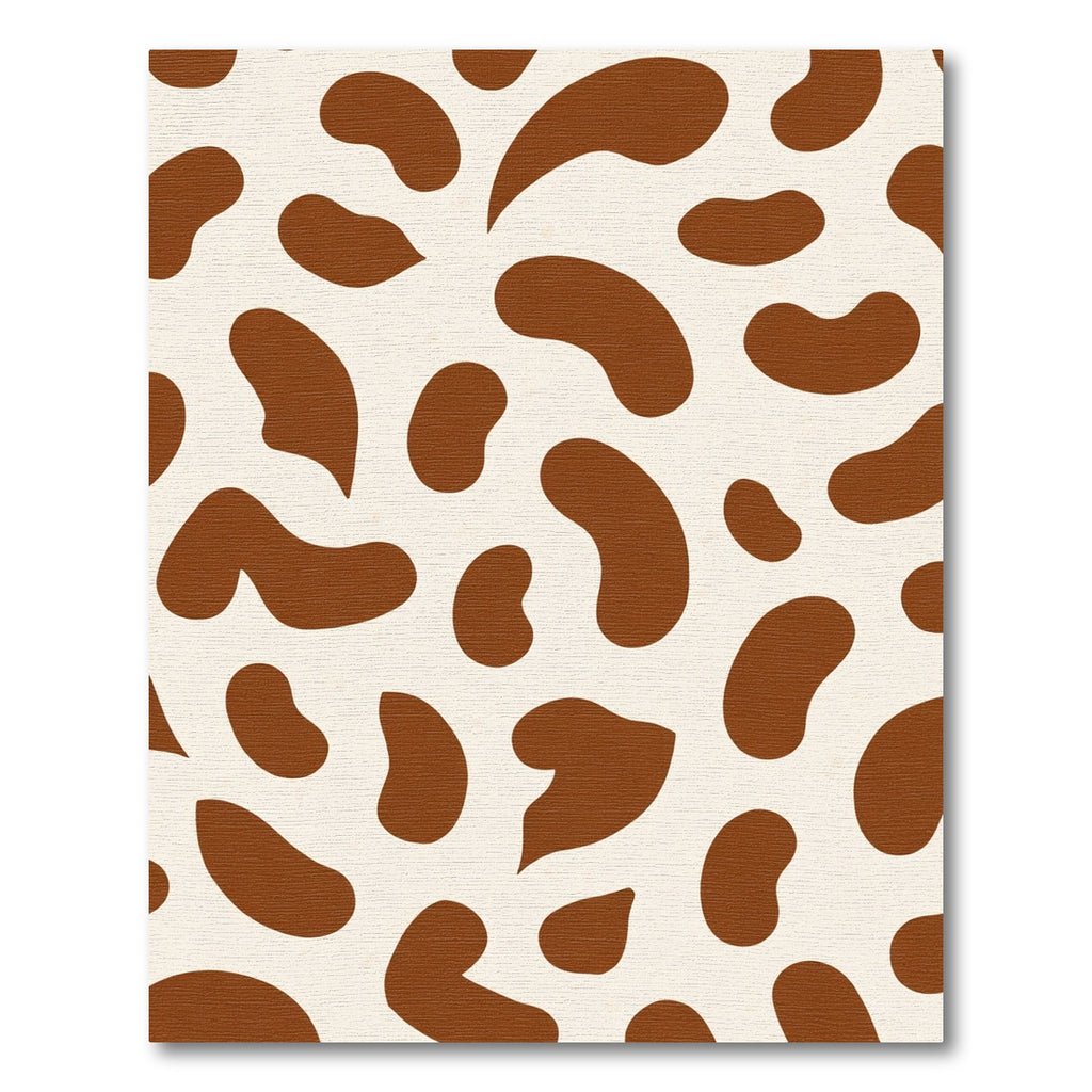 Brown Cream Irregular Shape Rug