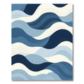 Flowing Abstract Ocean Wave Rug
