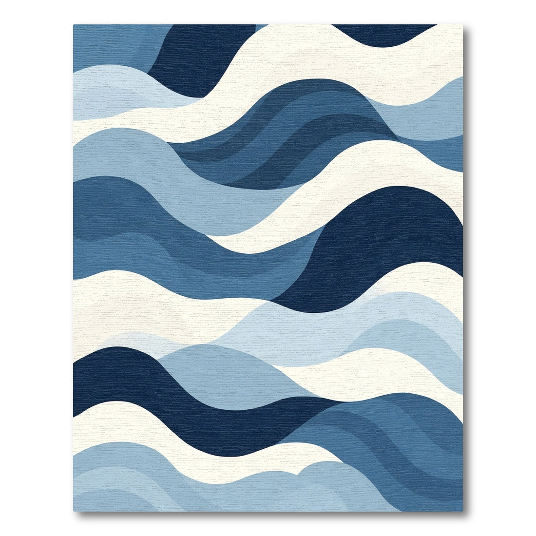 Flowing Abstract Ocean Wave Rug