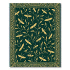 Verdant Meadow Insect Botanical Arrangement Rug
