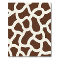 Brown Cream Organic Link Rug
