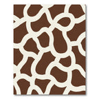 Brown Cream Organic Link Rug