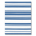Classic Blue White Striped Rug