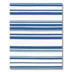Classic Blue White Striped Rug