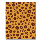 Golden Cheetah Spot Abstract Rug