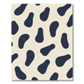 Deep Blue Organic Spot Rag Rug