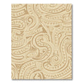 Earthy Abstract Swirls and Curves Rug