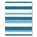 Ocean Wave Stripes Rug