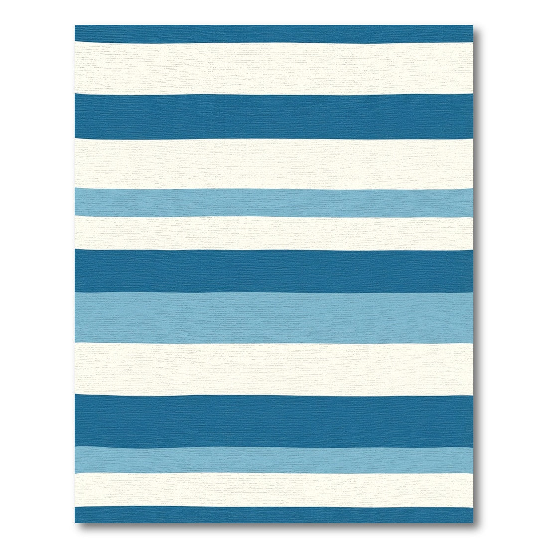 Ocean Wave Stripes Rug