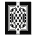 Monochromatic Geometric Square Diamond Rug