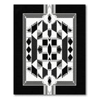 Monochromatic Geometric Square Diamond Rug