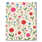 Vibrant Garden Floral Medley Rug