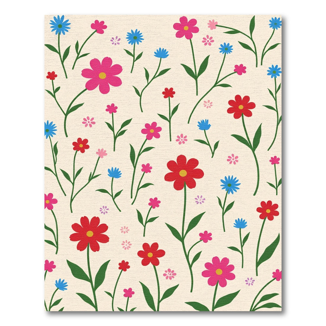 Vibrant Garden Floral Medley Rug