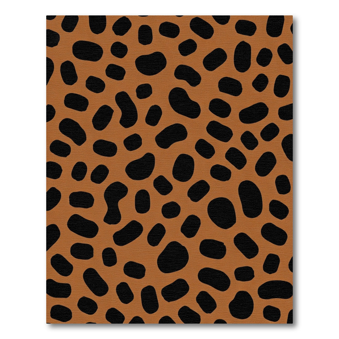 Burnt Orange Spotty Organic Rug