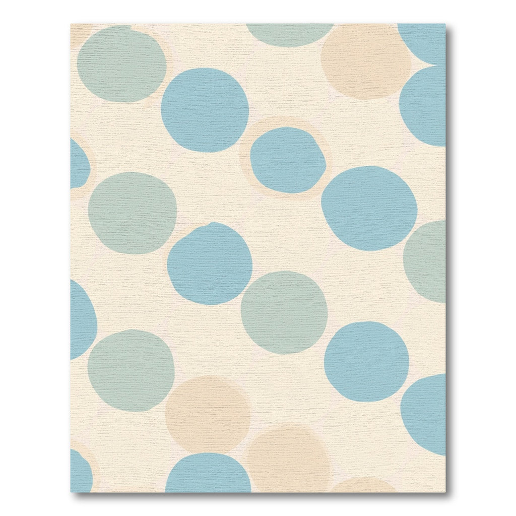 Soft Pastel Dot Arrangement Rug