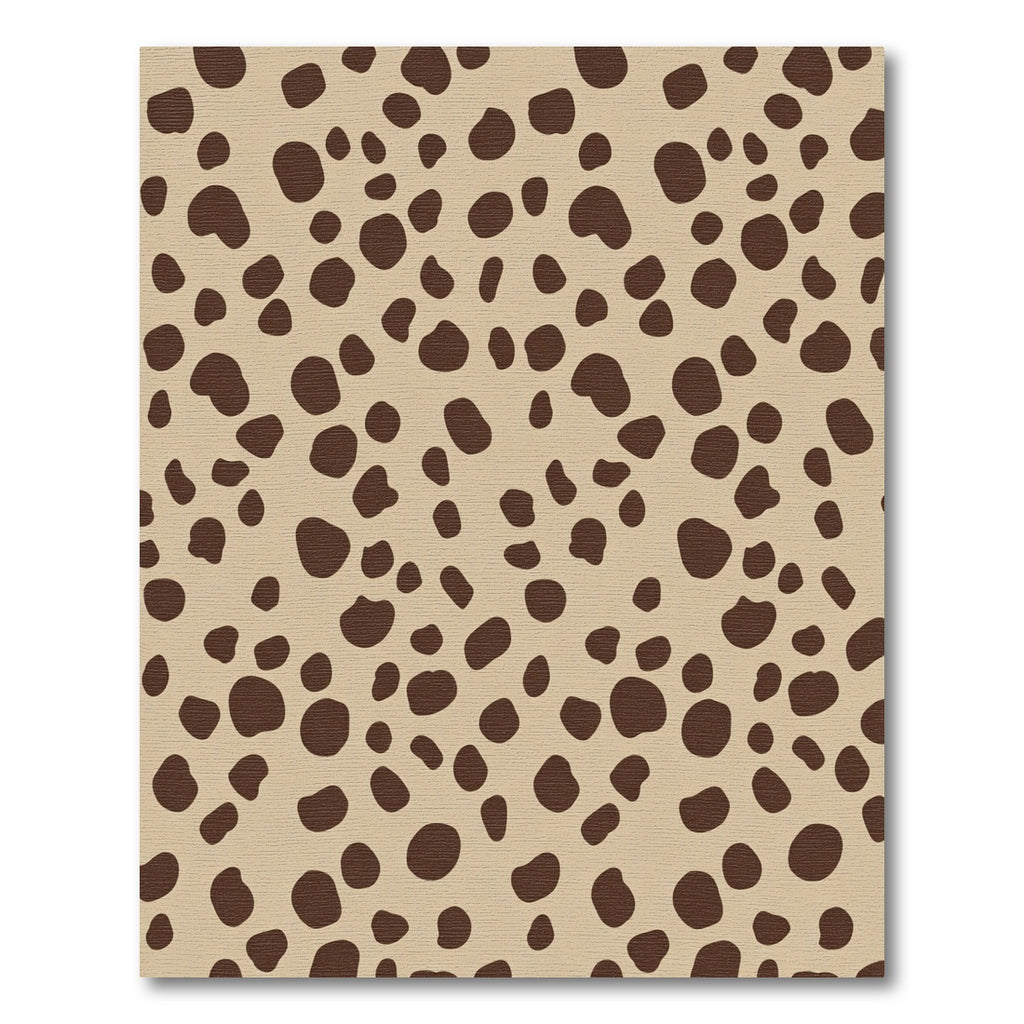 Tan Brown Spotty Organic Rug