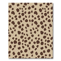 Tan Brown Spotty Organic Rug