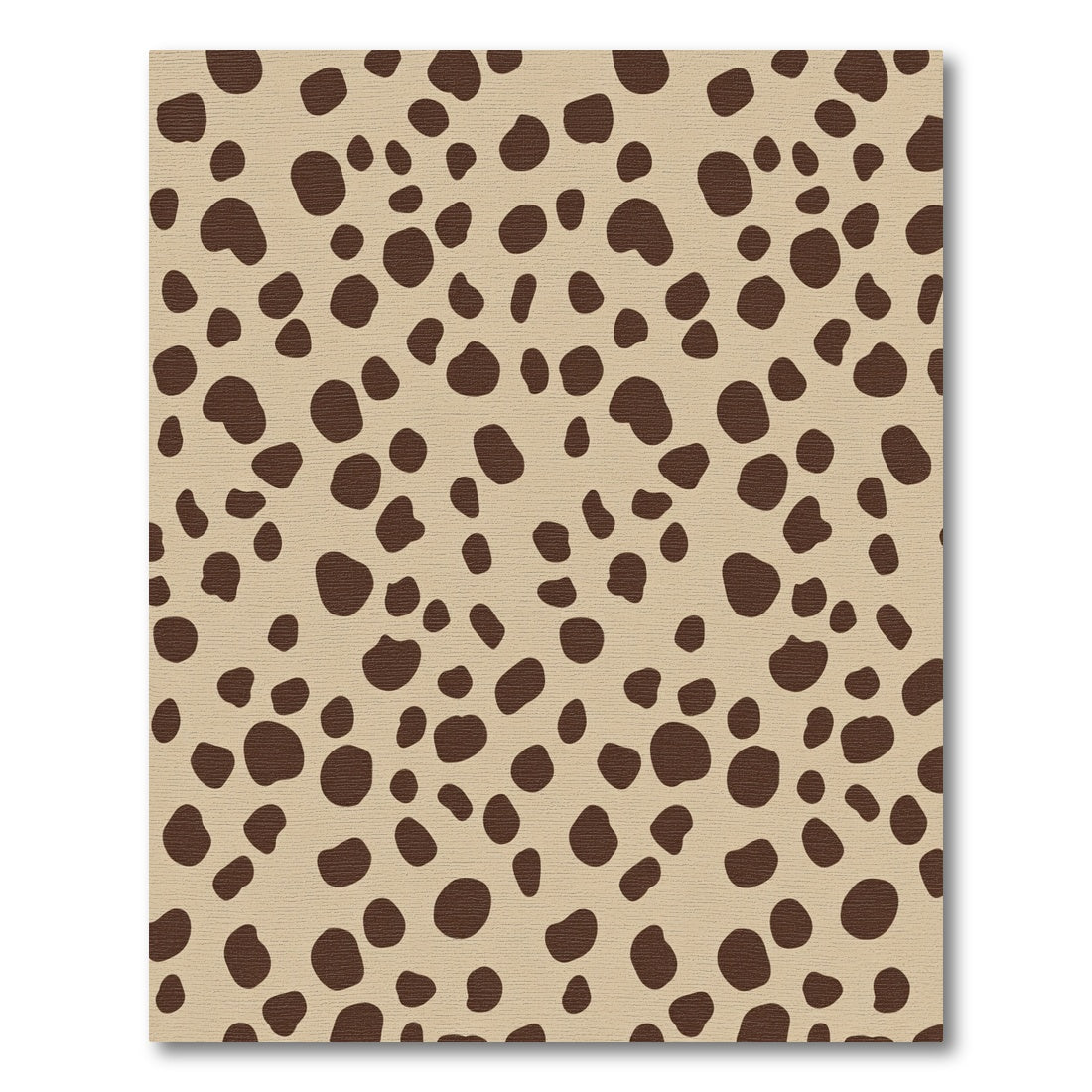 Tan Brown Spotty Organic Rug