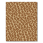 Brown Giraffe Spot Texture Rug